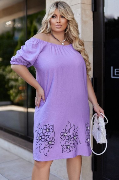 Платье с аппликацией VOJ-953A650