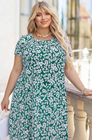 Летнее простое платье AO-2420A480 Летнее простое платье AO-2420A480