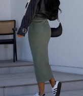 Довга спідниця з розрізом IO-728A400