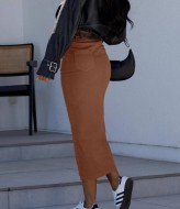 Довга спідниця з розрізом IO-728A400