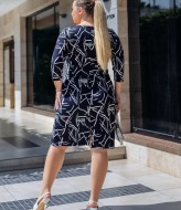 Стрейчевое платье AO-2421A450