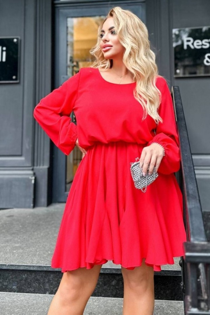 Платье с объемной юбкой NJ-AD-7600.1A370