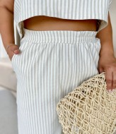 Летний костюм для полных женщин  NJ-ET-595A430 