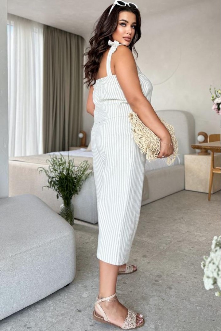 Летний костюм для полных женщин  NJ-ET-595A430 