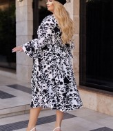 Женское платье с длинным рукавом YM-7009A14