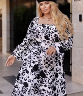 Женское платье с длинным рукавом YM-7009A14