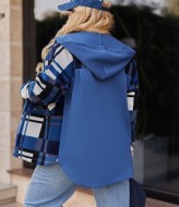 Теплая рубашка в клетку с капюшоном VLT-1588A650 Теплая рубашка в клетку с капюшоном VLT-1588A650