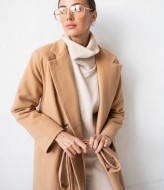 Длинное двубортное пальто YM-05428A30B31