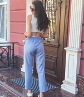 Льняные брюки NJ-AMR-0316A260