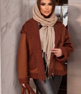 Женская дубленка косуха YM-5990A35