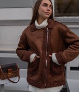 Женская дубленка косуха YM-5990A35