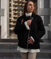 Женская дубленка косуха YM-5990A35