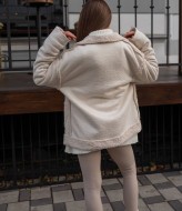 Женская дубленка косуха YM-5990A35