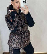 Женский спортивный костюм на флисе тройка VMS-0106A1400B1420