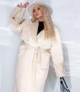 Длинная дубленка женская YM-8357A38