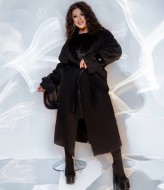 Длинная дубленка женская YM-8357A38