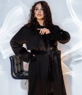 Длинная дубленка женская YM-8357A38