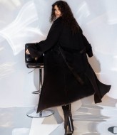 Длинная дубленка женская YM-8357A38