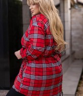 Фланелева сорочка з поясом JA-808A450