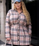 Фланелева сорочка з поясом JA-808A450