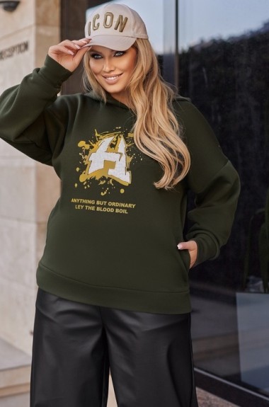 Худи теплое женское VLT-1595A450