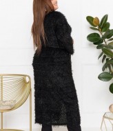 Длинный пушистый кардиган YM-0478A10.5B12