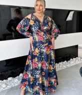 Длинное платье на запах YM-05636A14