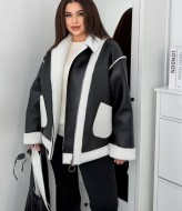 Дублёнка косуха удлинённаяNJ-YM-5990.22A1400