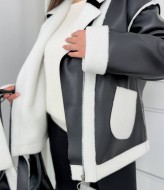 Дублёнка косуха удлинённаяNJ-YM-5990.22A1400