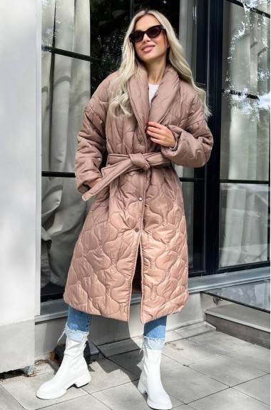 Стеганное пальто SOL-2848A900