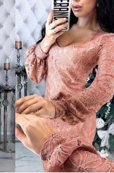 Вечернее гипюровое платье NJ-EFR-476A760