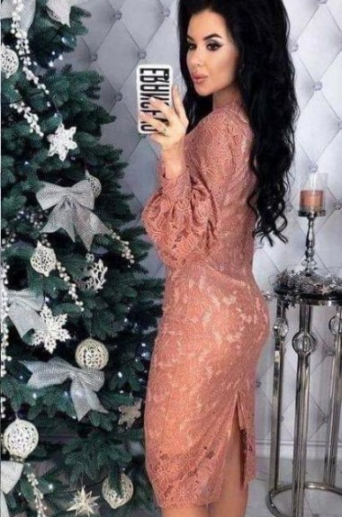 Вечернее гипюровое платье NJ-EFR-476A760