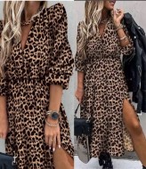 Платье с леопардовым принтом OLI-1419A770