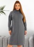 Платье серое TAS-1634A350