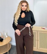 Лонгслив с воротником OLI-1425A420