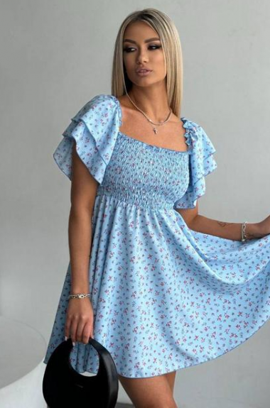 Платье с открытыми плечами NJ-FF-114A420