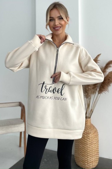 Свитшот на флисе женский  AVB-0276A420