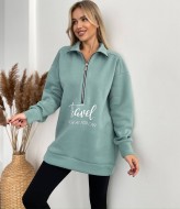 Свитшот на флисе женский  AVB-0276A420