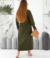 Довга сукня з розрізом TAS-1632A520 Довга сукня з розрізом TAS-1632A520