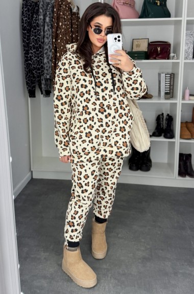 Спортивный костюм женский с принтом ME-491A950 Спортивный костюм женский с принтом ME-491A950