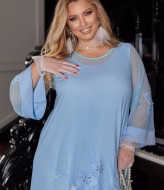 Платье двойка с сеткой VOJ-975A850