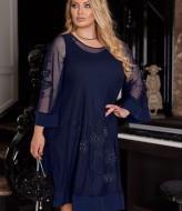 Платье двойка с сеткой VOJ-975A850