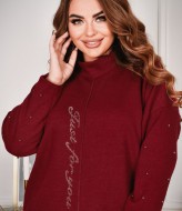 Платье, украшенное стразами и бусинками ZP-1285A12.5