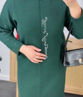 Платье, украшенное стразами и бусинками ZP-1285A12.5