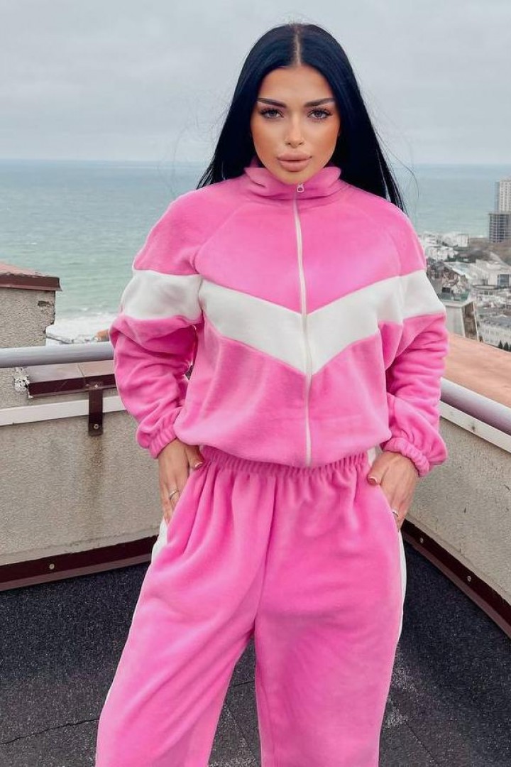 Теплый спортивный костюм без капюшона  FL-2095A650