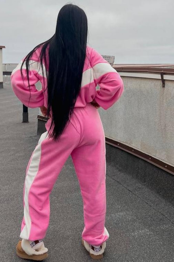 Теплый спортивный костюм без капюшона  FL-2095A650