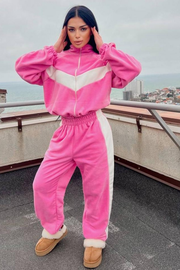 Теплый спортивный костюм без капюшона  FL-2095A650