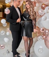 Черное платье нарядное  YM-5724A15