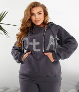 Спортивный костюм женский с камнями MOV-613A800