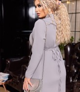 Платье с перьями внизу  YM-5597A22B23